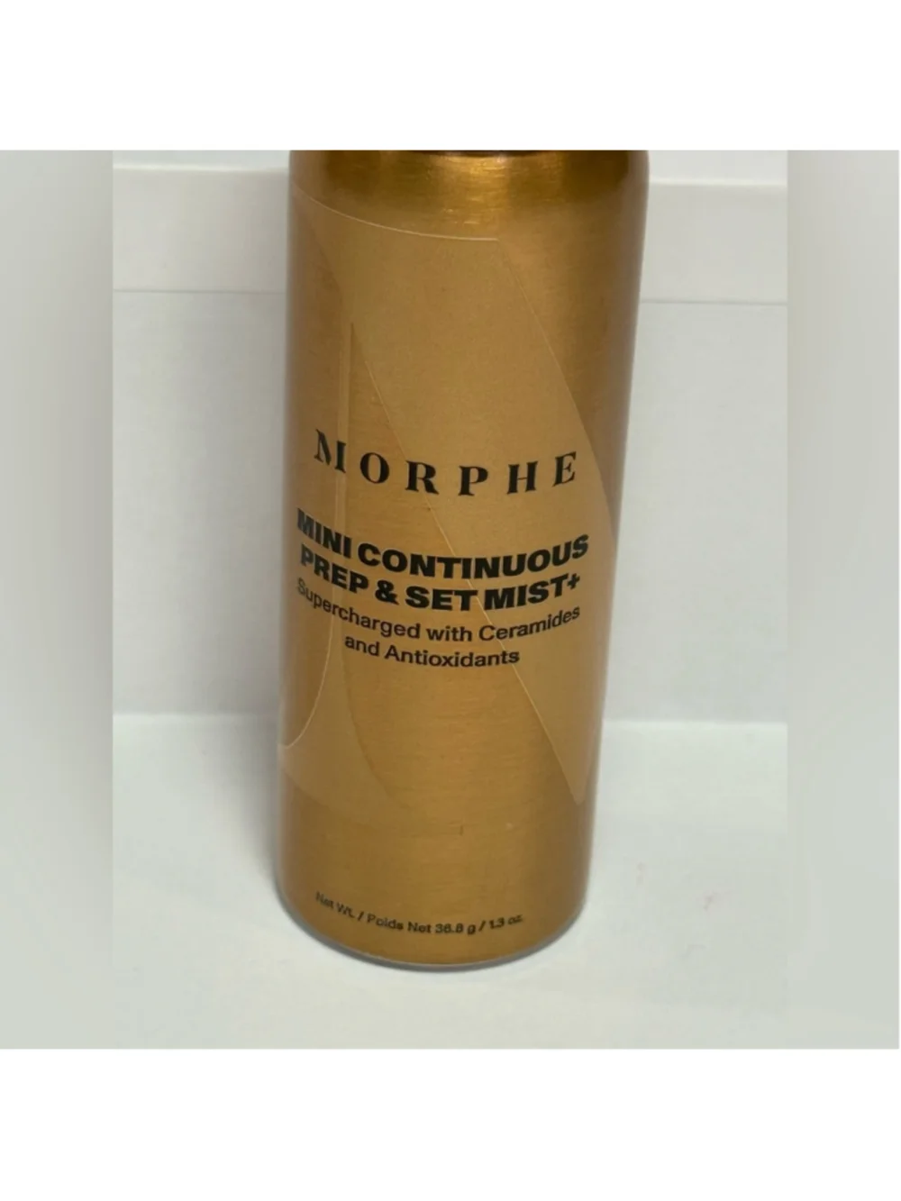 Morphe Continuous Prep & Set Setting Mist+ 1.3 Oz NEW - Gold $15